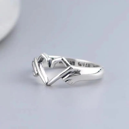 Heart-shaped mini rings