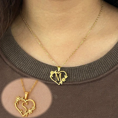 A-Z Letters necklaces celebrity